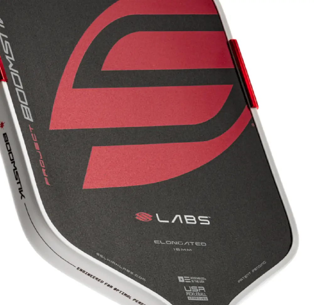 Vợt Pickleball Selkirk LABS Project Boomstik Elongated 16mm ‘Red White’ - Ảnh 5