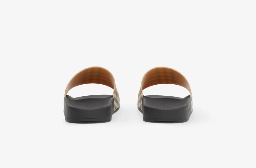 Dép Burberry Vintage Check Slides 'Archive Beige' 80570371 - Ảnh 3