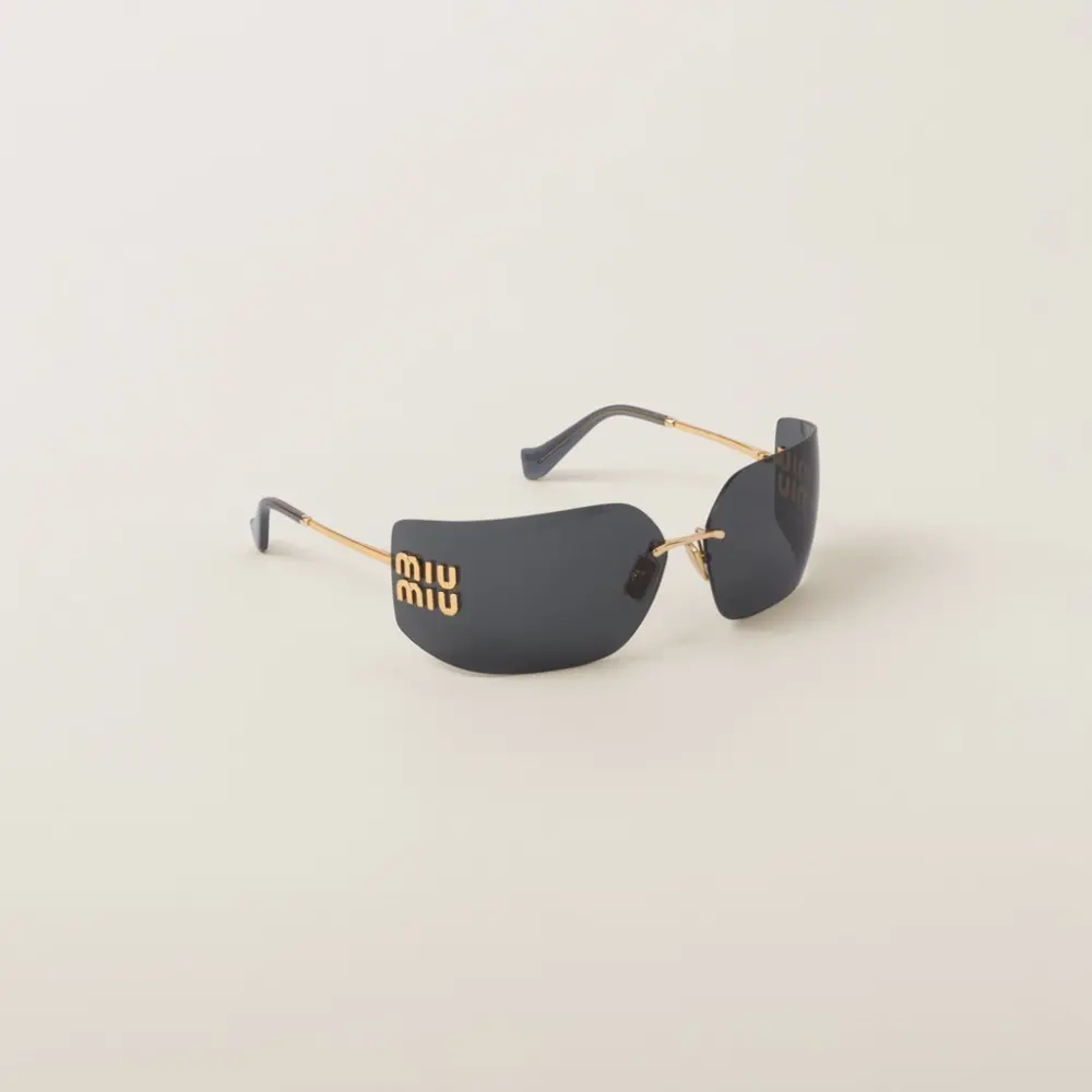 Kính Miu Miu Runway Sunglasses 'Gray' SMU54Y-E5AK-F05S0-C-080 - Ảnh 3