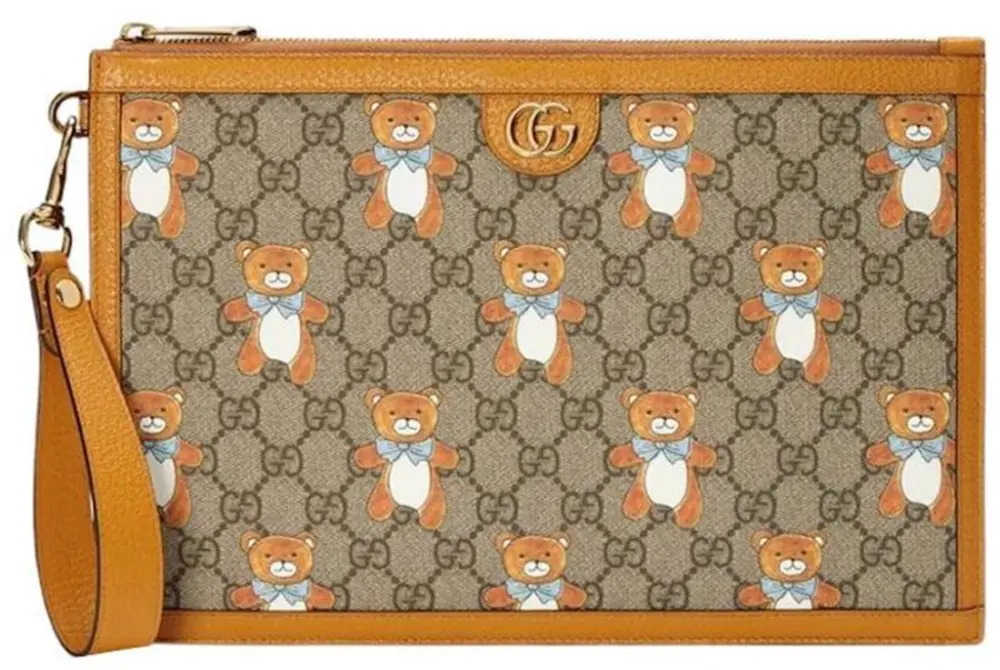 Túi Gucci Canvas With Leather Clutch 'Beige' 660162-2YLAG-8695