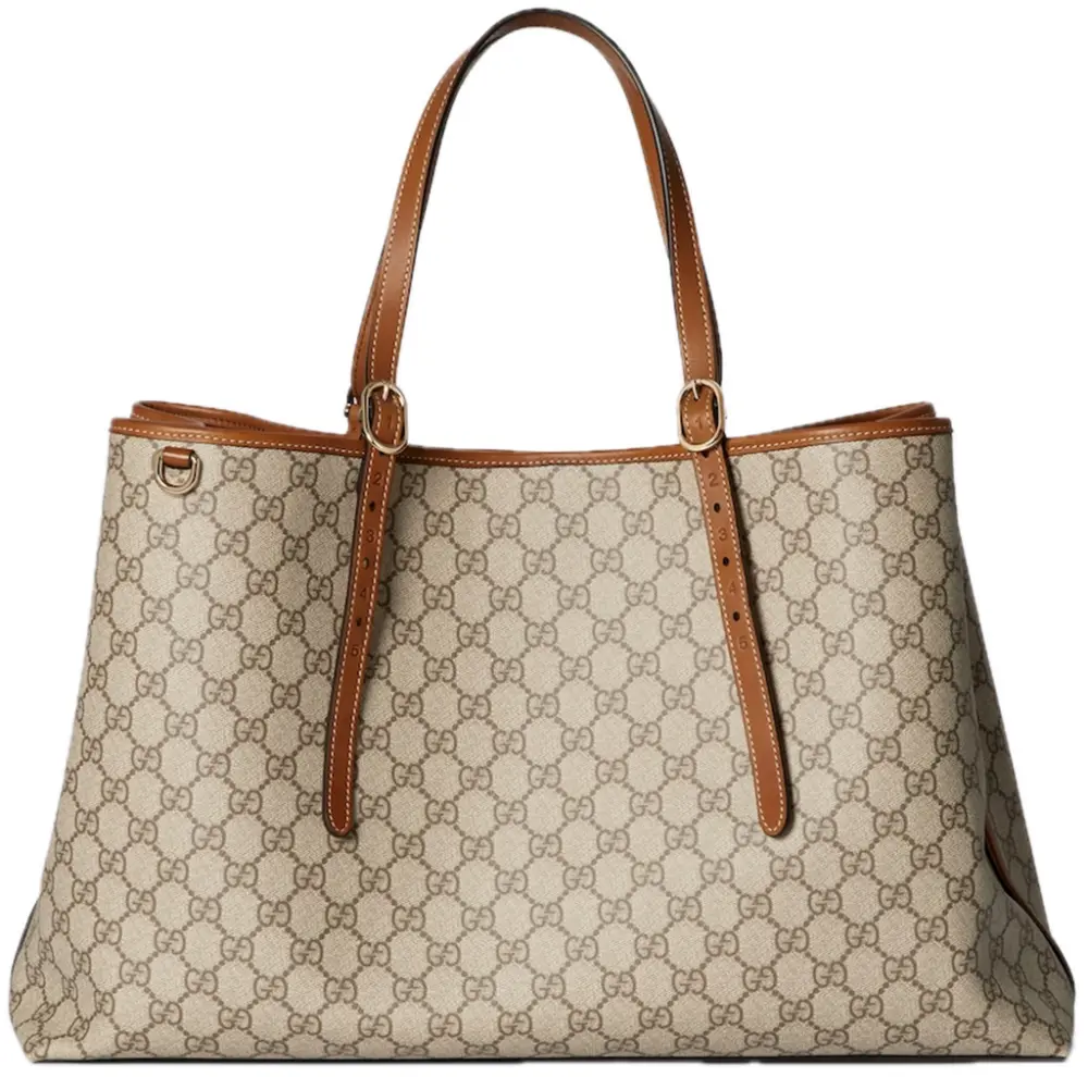Túi Gucci GG Emblem Large Tote Bag 'Beige' 815212-FAD6L-9758