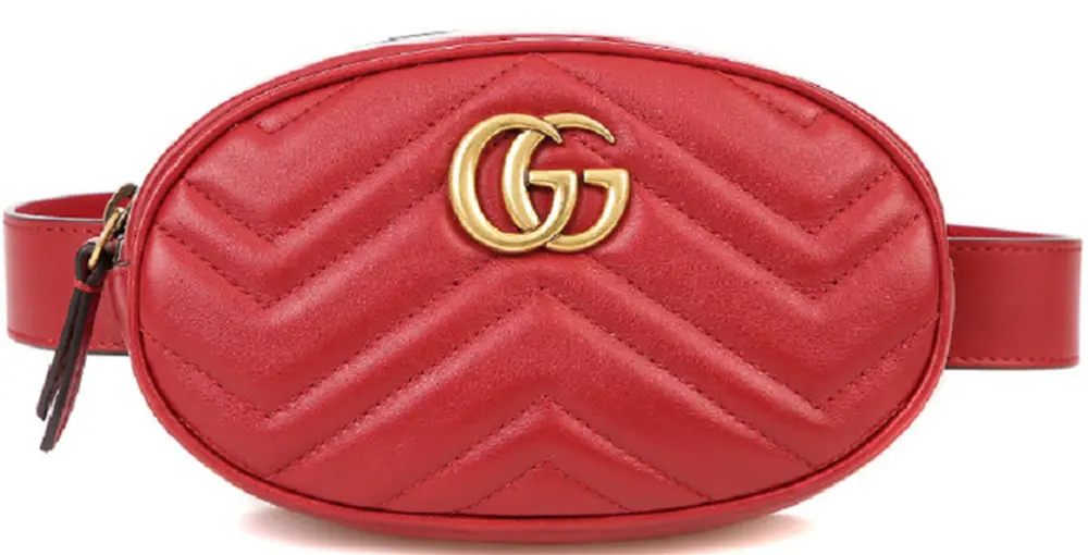 Túi Gucci GG Marmont Matelasse Belt Bag 'Red' 476434-DSVRT-6433