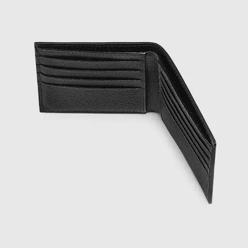 Ví Nam Gucci Bi-Fold Leather Wallet 'Black' 495055-DJ2KT-8474 - Ảnh 4
