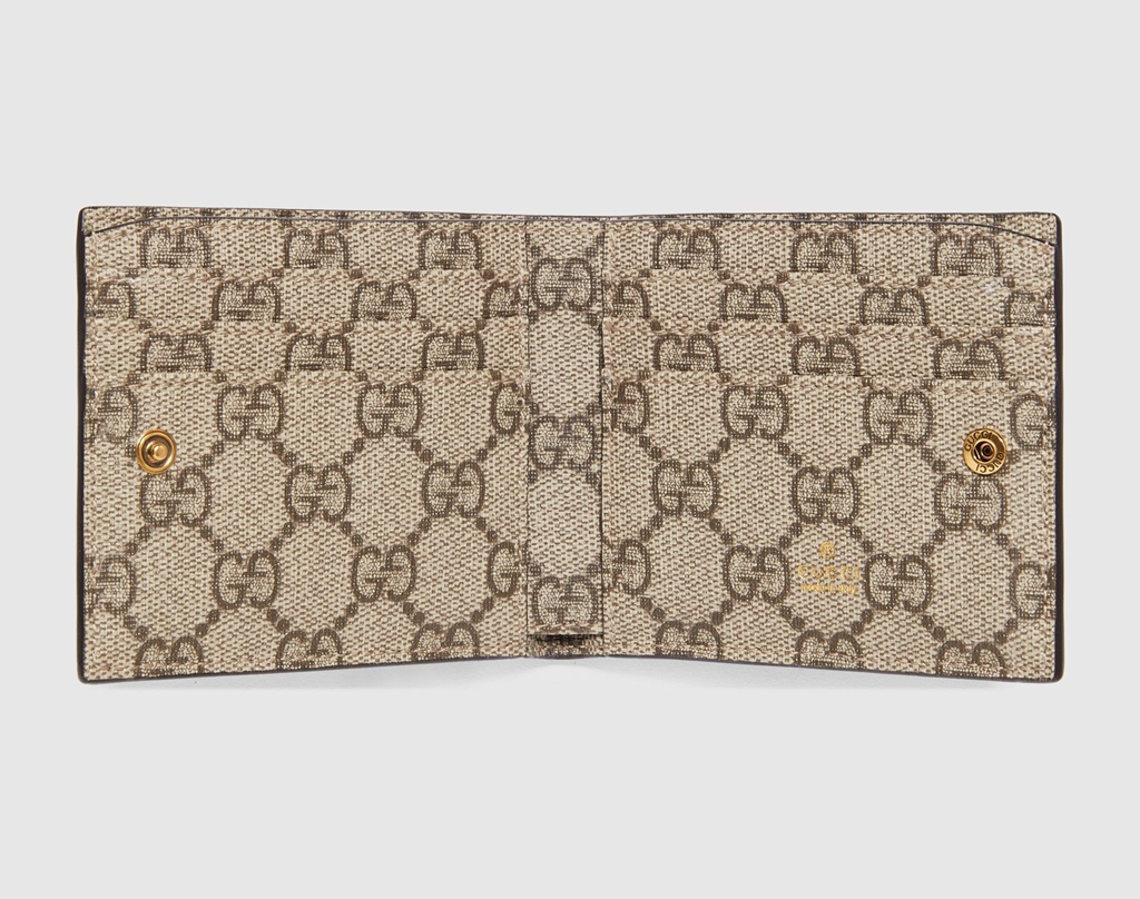 Alternative view of Ví Nam Gucci Mini GG Canvas Wallet 'Green' 756526-FAB7W-3046