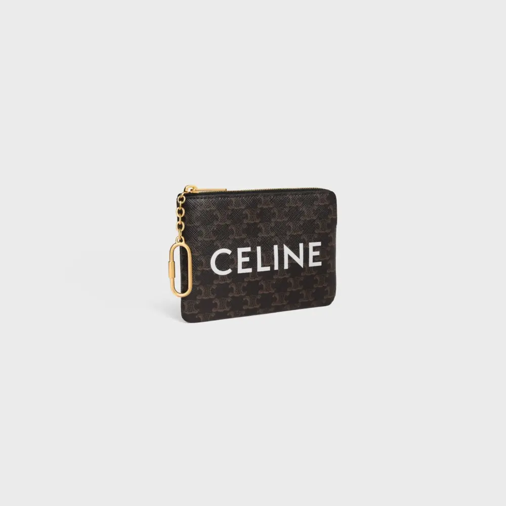 Alternative view of Ví Nữ Celine Coin Purse Cuir Triomphe 'Black' 10C662CA2-38NO