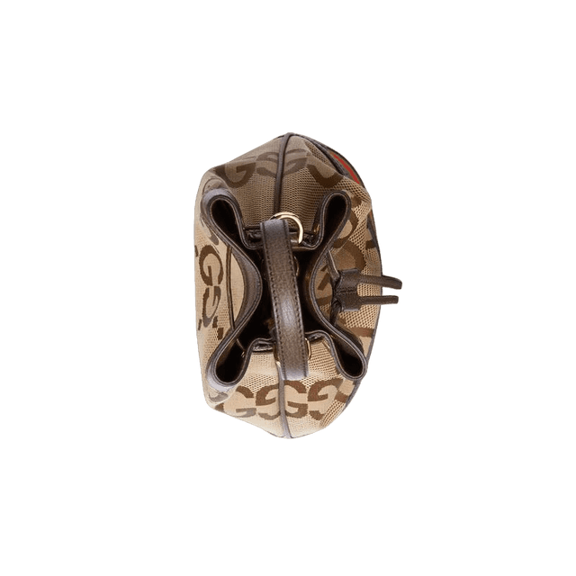 Túi Gucci Ophidia Small Jumbo GG Bucket Bag 'Camel Ebony' 550621-UKMJG-2570 - Ảnh 5