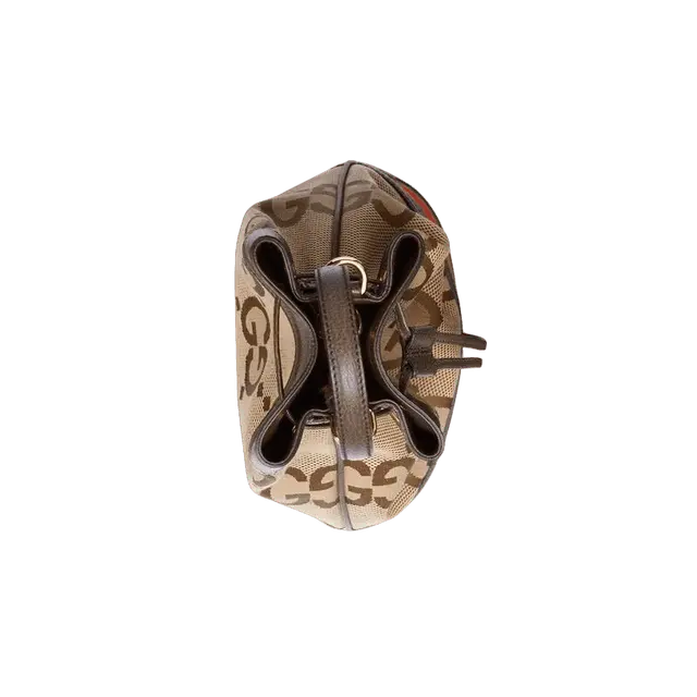 Túi Gucci Ophidia Small Jumbo GG Bucket Bag 'Camel Ebony' 550621-UKMJG-2570 - Ảnh 5