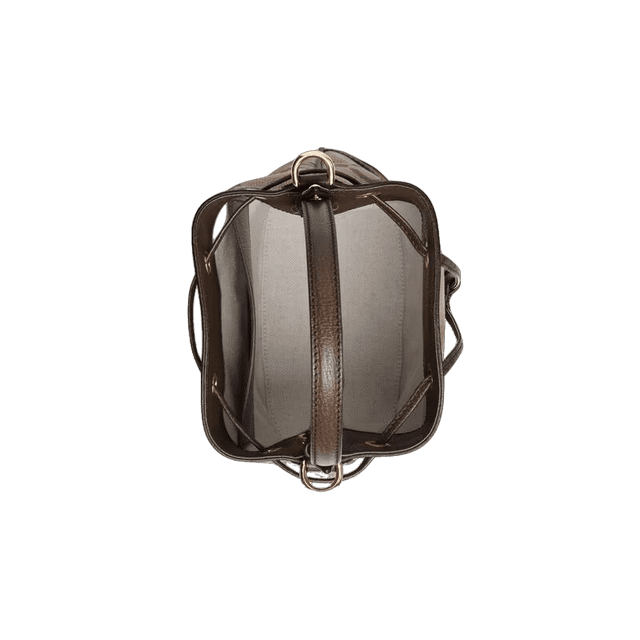 Túi Gucci Ophidia Small Jumbo GG Bucket Bag 'Camel Ebony' 550621-UKMJG-2570 - Ảnh 6