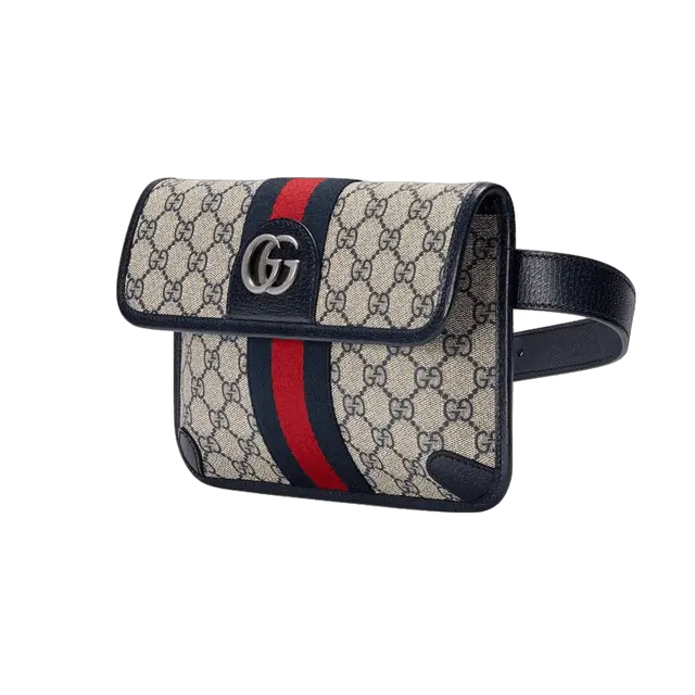 Alternative view of Túi Nam Gucci Ophidia Belt Bag 'Beige Black' 674081-96IWN-4076