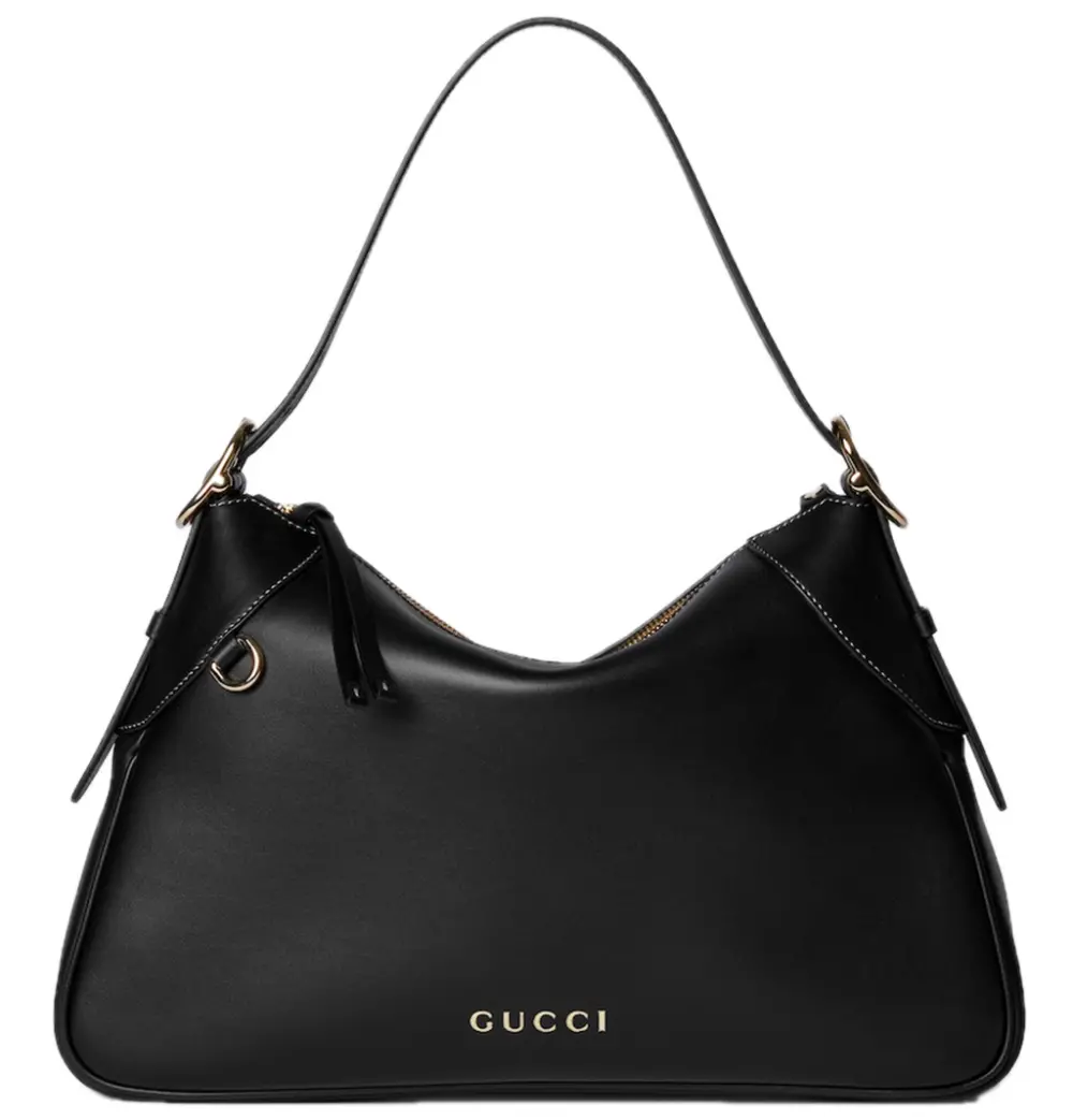 Túi Nữ Gucci Emblem Large Shoulder Bag 'Black' 815217-AAEC2-1000