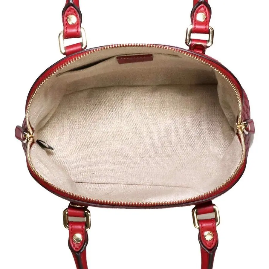 Túi Gucci GG Dome Satchel Shoulder 'Red' 449654-BMJ1G-6420 - Ảnh 7