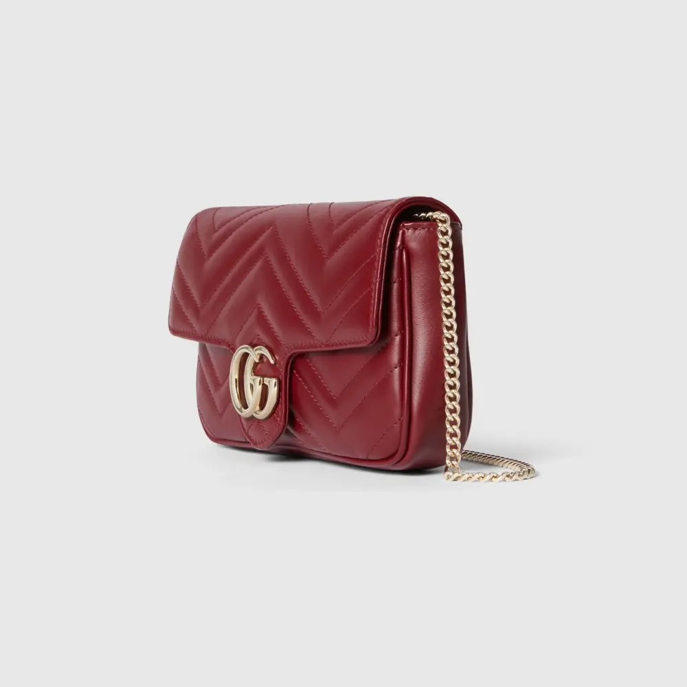 Túi Gucci GG Marmont Super Mini Bag 'Red' 751526-AADQM-6241 - Ảnh 6