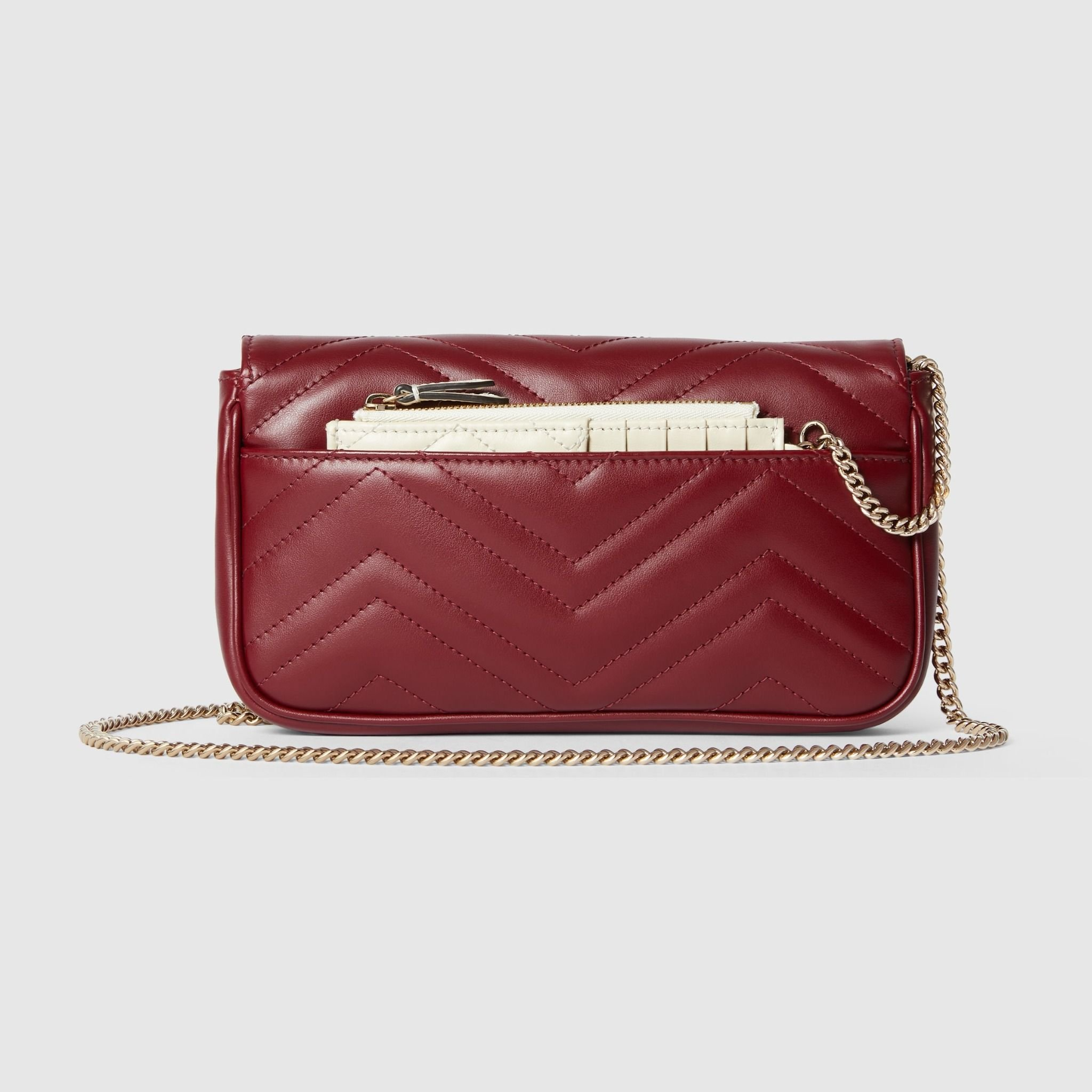 Túi Gucci GG Marmont Super Mini Bag 'Red' 751526-AADQM-6241 - Ảnh 5