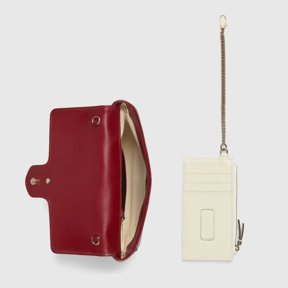 Túi Gucci GG Marmont Super Mini Bag 'Red' 751526-AADQM-6241 - Ảnh 3