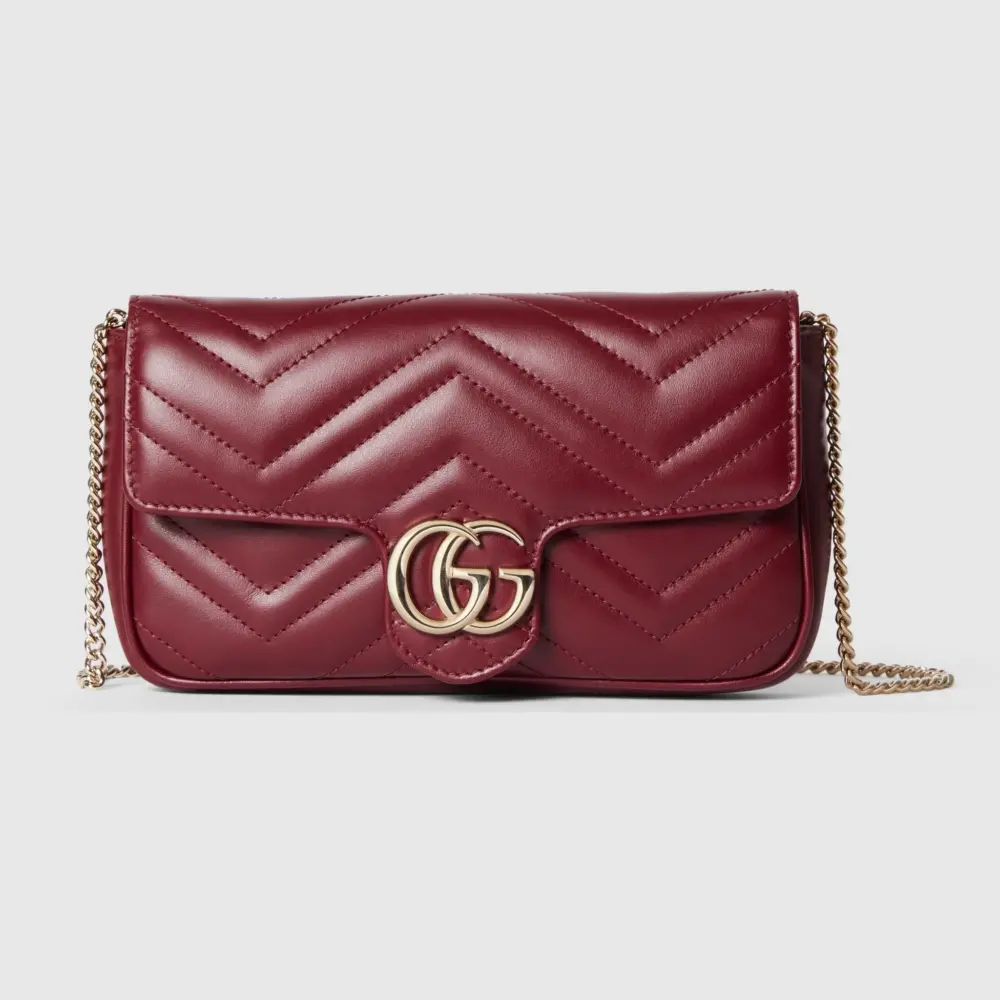 Alternative view of Túi Gucci GG Marmont Super Mini Bag 'Red' 751526-AADQM-6241