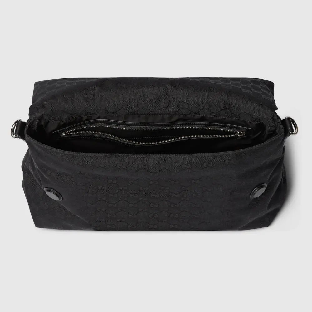 Alternative view of Túi Gucci Medium GG Crossbody Bag 'Black' 821616-FAEHA-1042