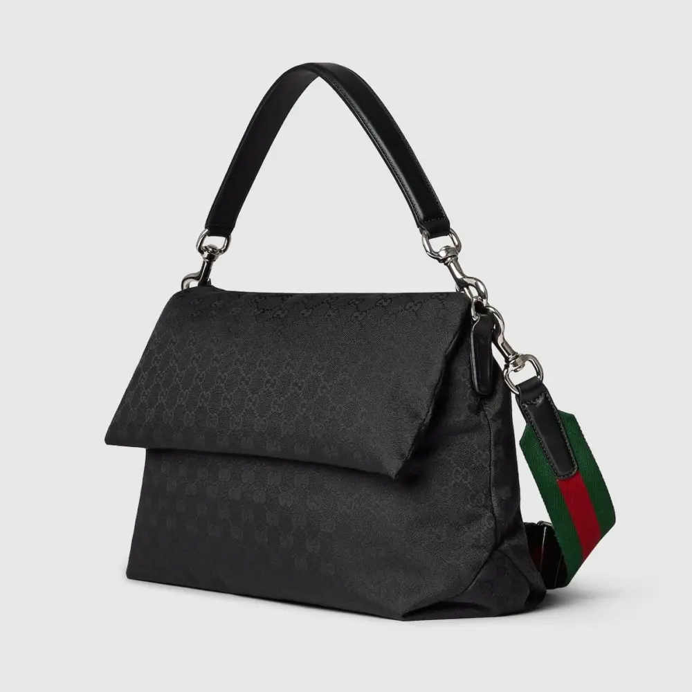 Túi Gucci Medium GG Crossbody Bag 'Black' 821616-FAEHA-1042 - Ảnh 5