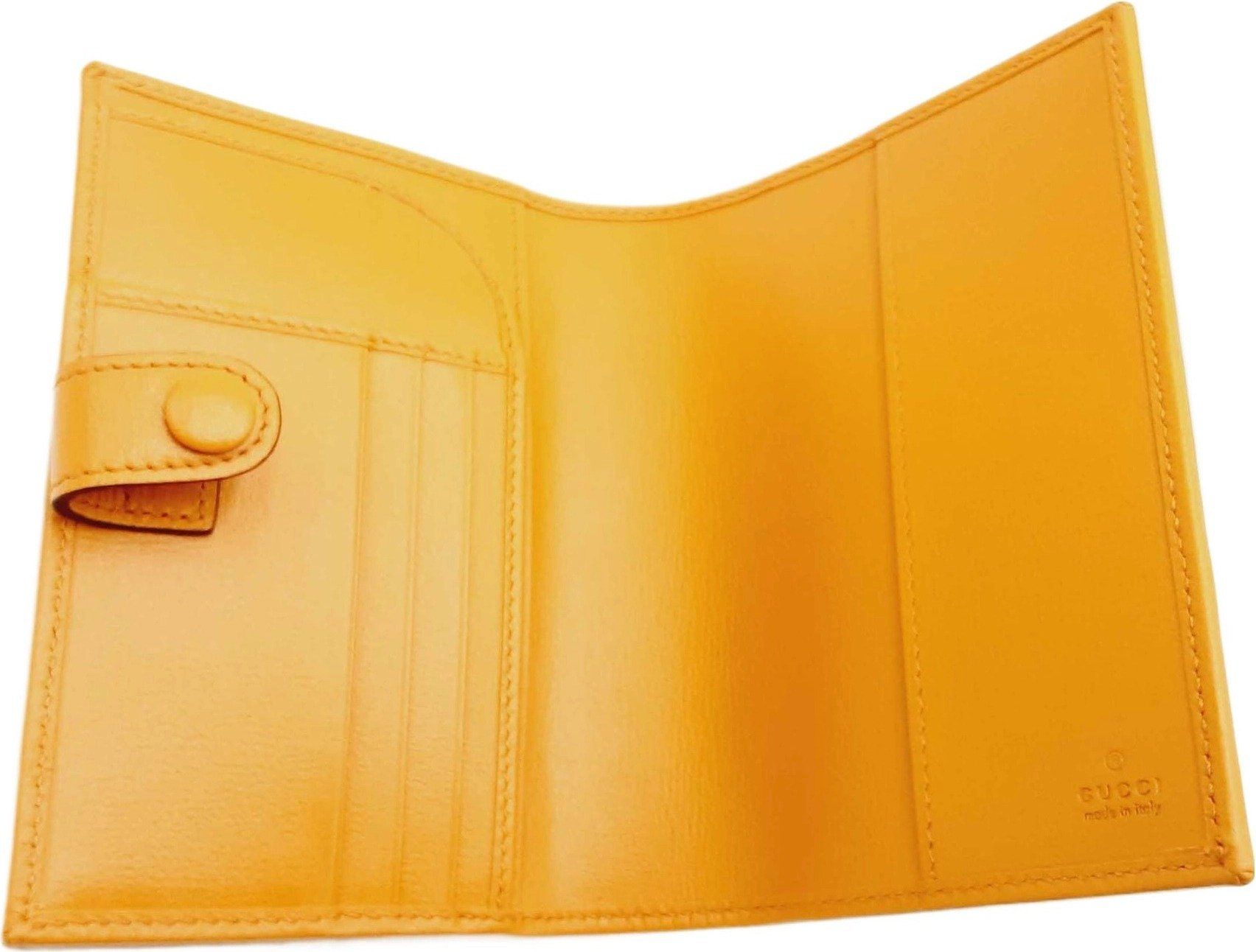 Ví Gucci Leather Trim Canvas Wallet 'Orange' 724562-92TCG-1147 - Ảnh 4