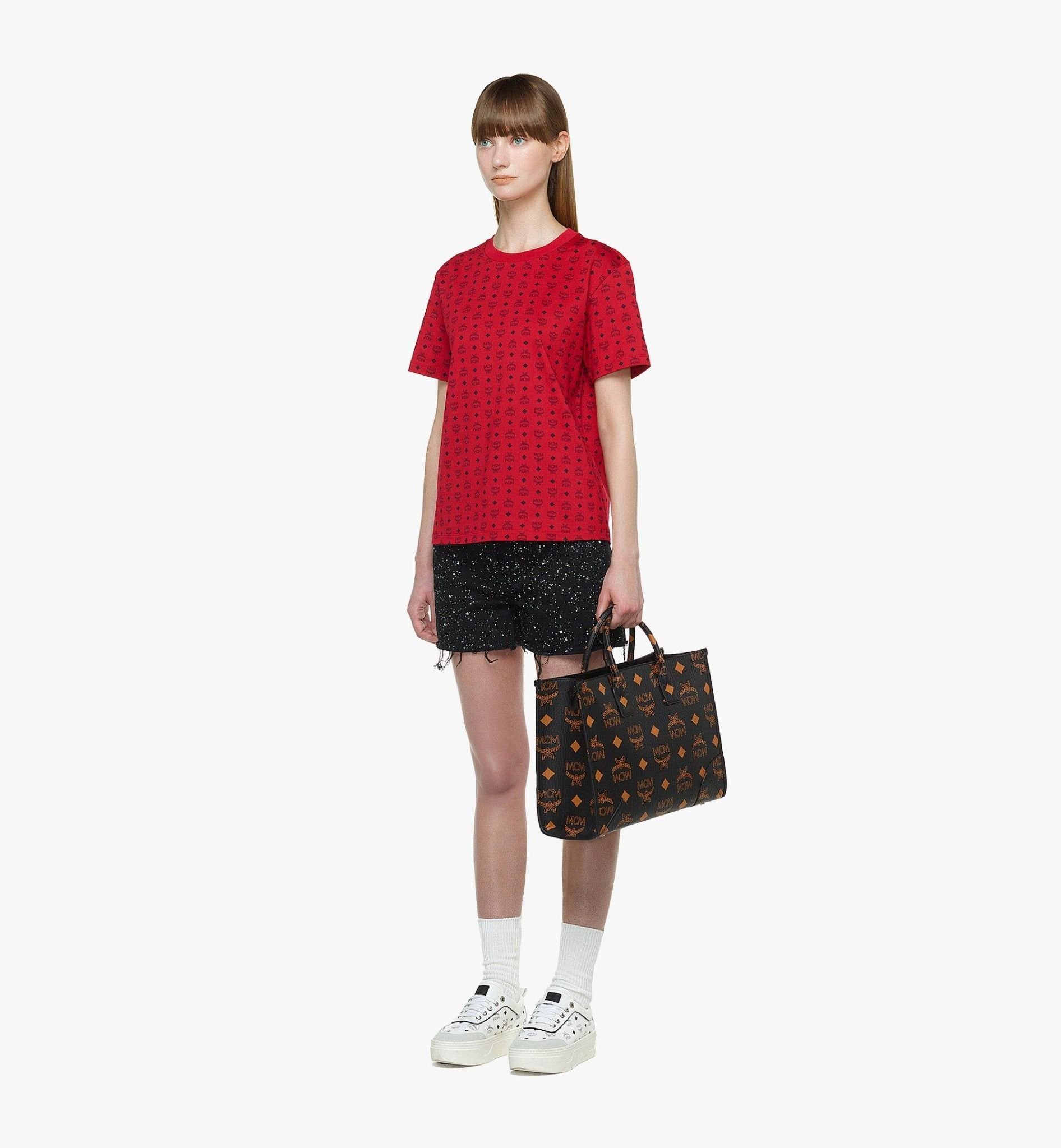 Túi MCM München Tote 'Black' MWTDABO02BK001 - Ảnh 5