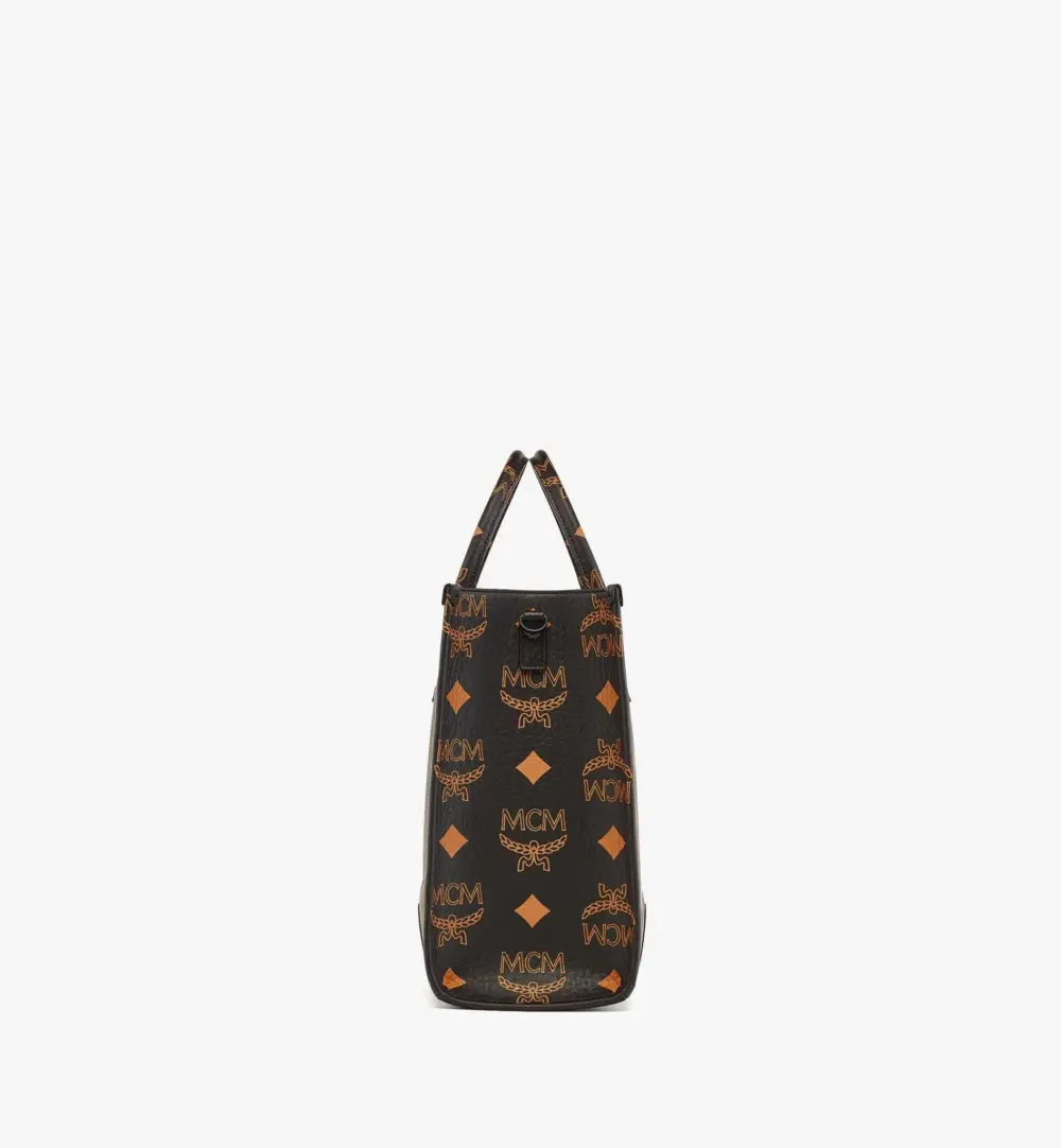 Túi MCM München Tote 'Black' MWTDABO02BK001 - Ảnh 4