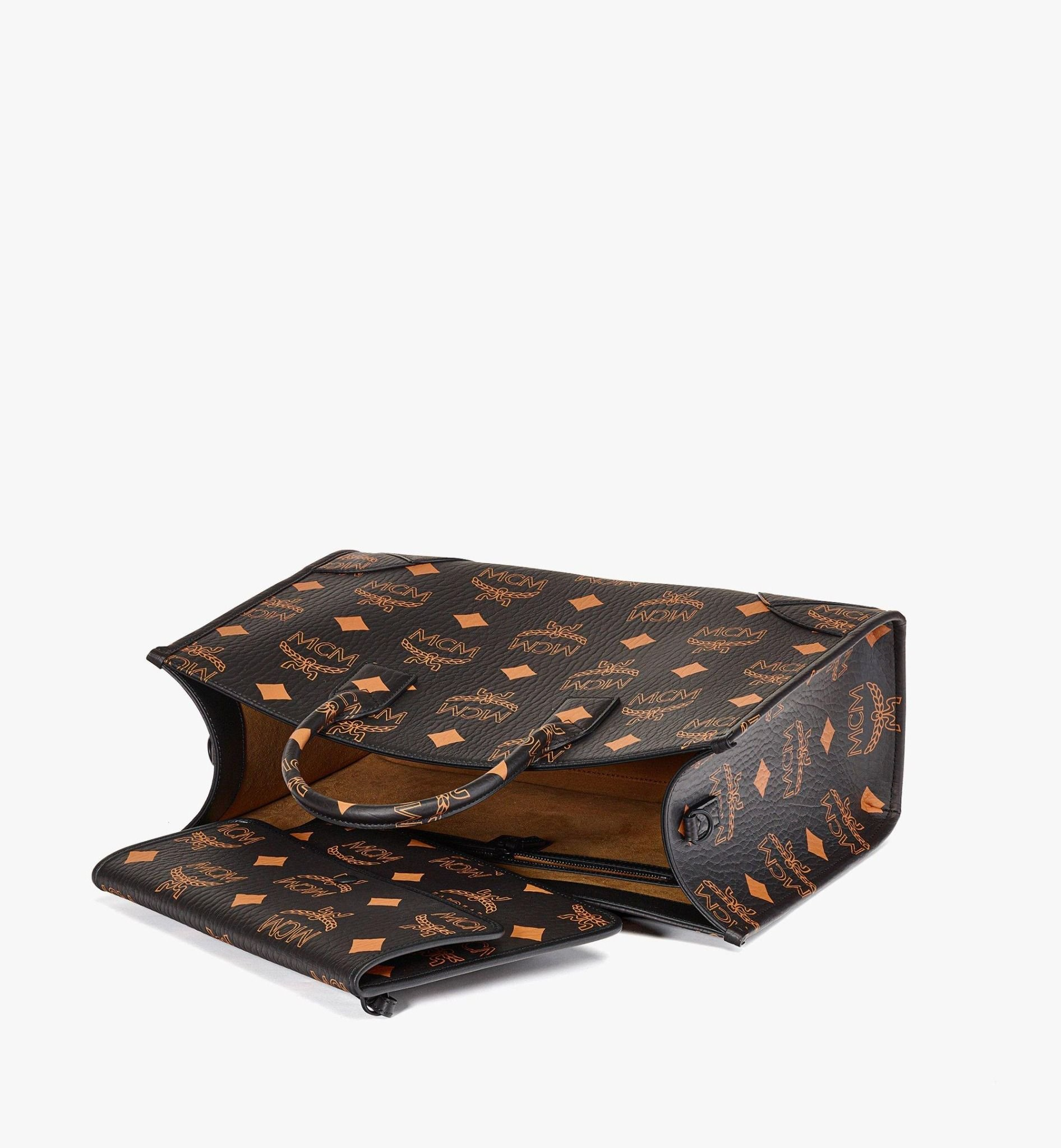 Túi MCM München Tote 'Black' MWTDABO02BK001 - Ảnh 3