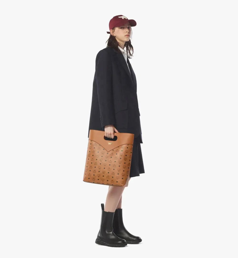 Alternative view of Túi MCM Diamond Tote 'Cognac' MMTEAAK01CO001