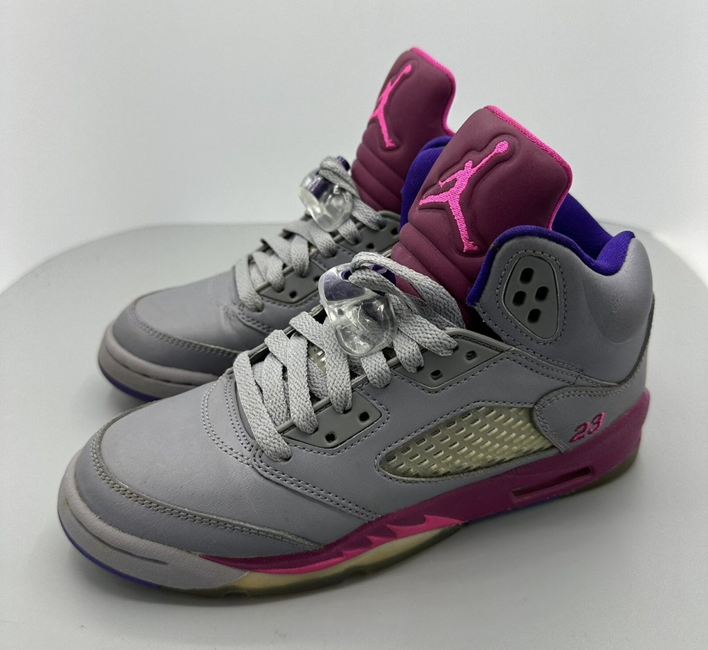 Giày Nike Air Jordan 5 Retro GS ‘Cement Grey Pink’ 440892-009 - Ảnh 4