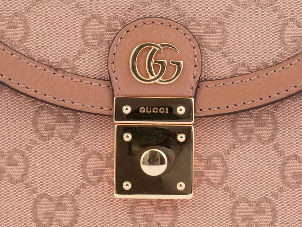 Túi Gucci GG Canvas 2WAY Hand Chain Shoulder Bag 'Pink' 696180-FACC5-5748 - Ảnh 6