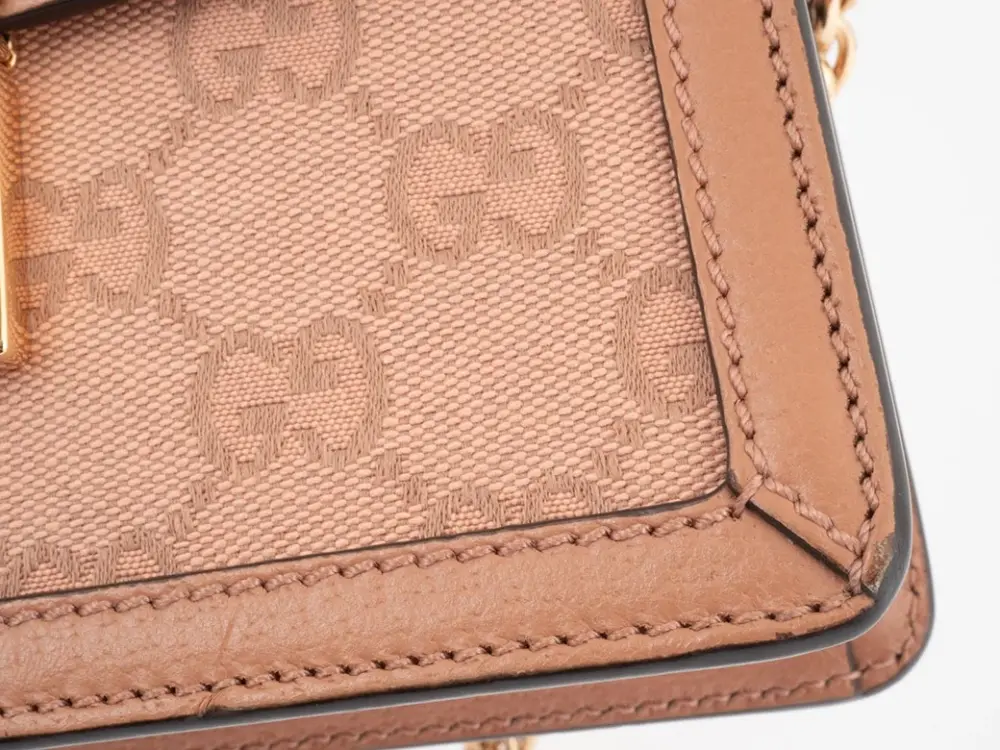 Túi Gucci GG Canvas 2WAY Hand Chain Shoulder Bag 'Pink' 696180-FACC5-5748 - Ảnh 4