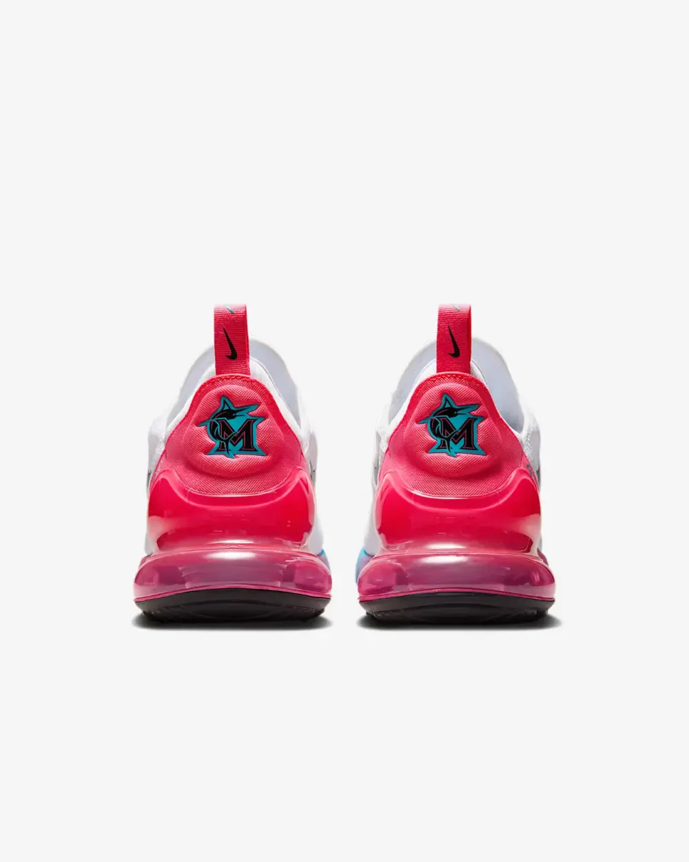 Giày Nike Air Max 270 City Connect x Miami Marlins 'White' HQ8001-100 - Ảnh 4