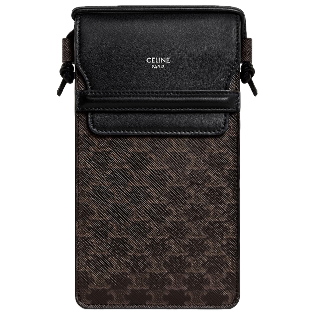 Túi Celine Phone Pouch 'Black' 10G332CQD-38SI