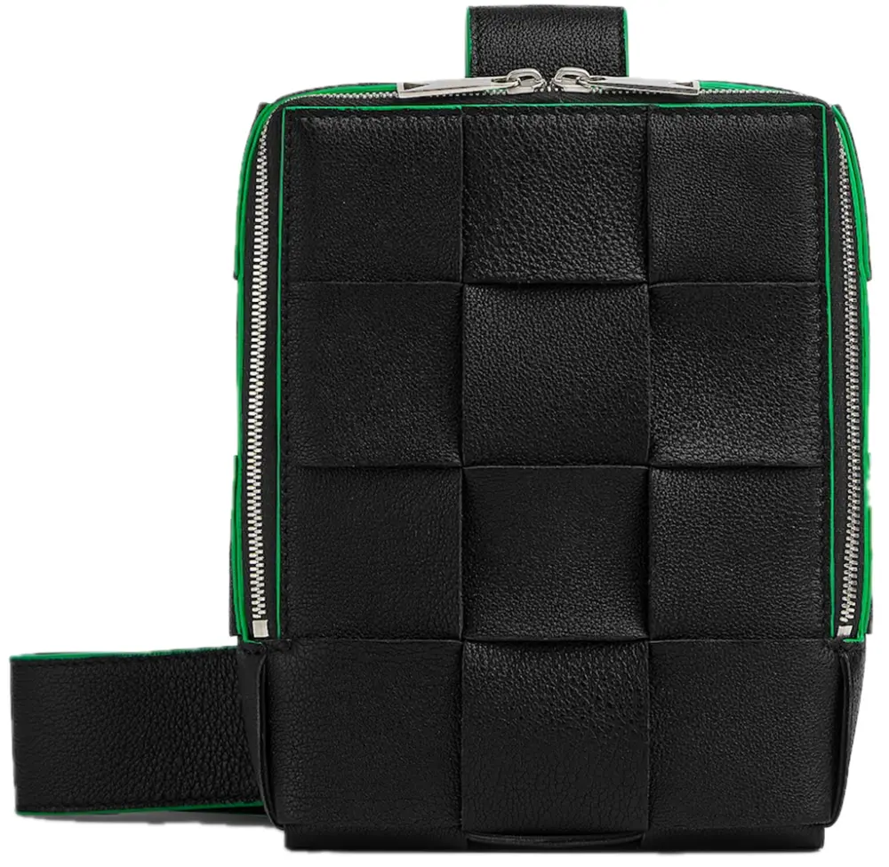 Túi Nam Bottega Veneta Cassette Sling Bag 'Black Parakeet' 710180V1Q711045