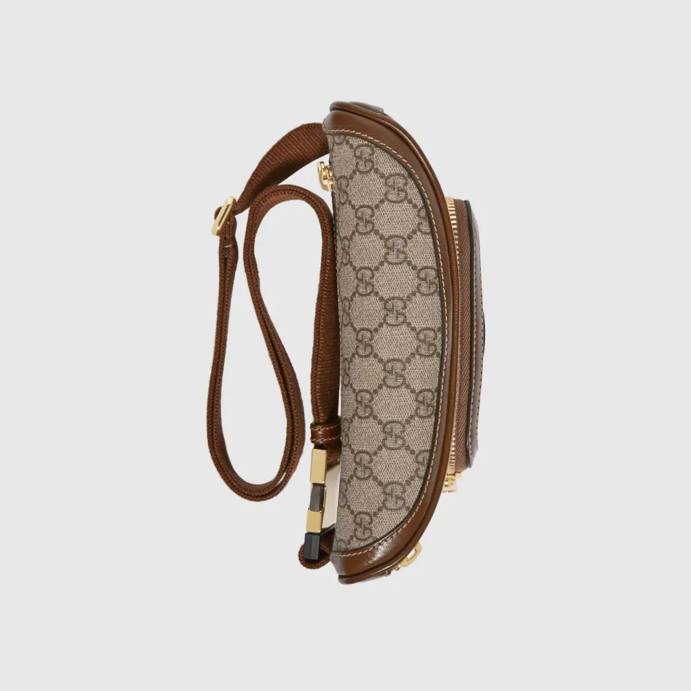 Túi Gucci Belt Bag With Interlocking G 'Ebony' 682933-92THG-8563 - Ảnh 4