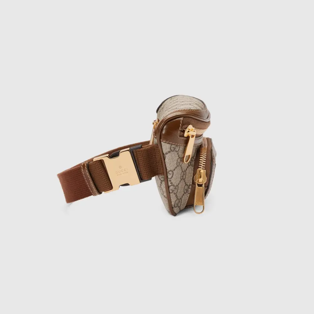 Túi Gucci Belt Bag With Interlocking G 'Ebony' 682933-92THG-8563 - Ảnh 3