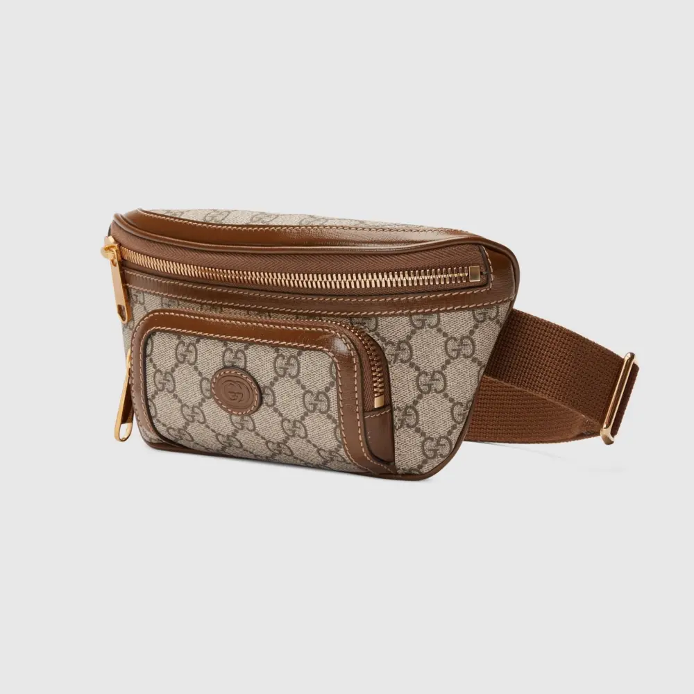 Alternative view of Túi Gucci Belt Bag With Interlocking G 'Ebony' 682933-92THG-8563