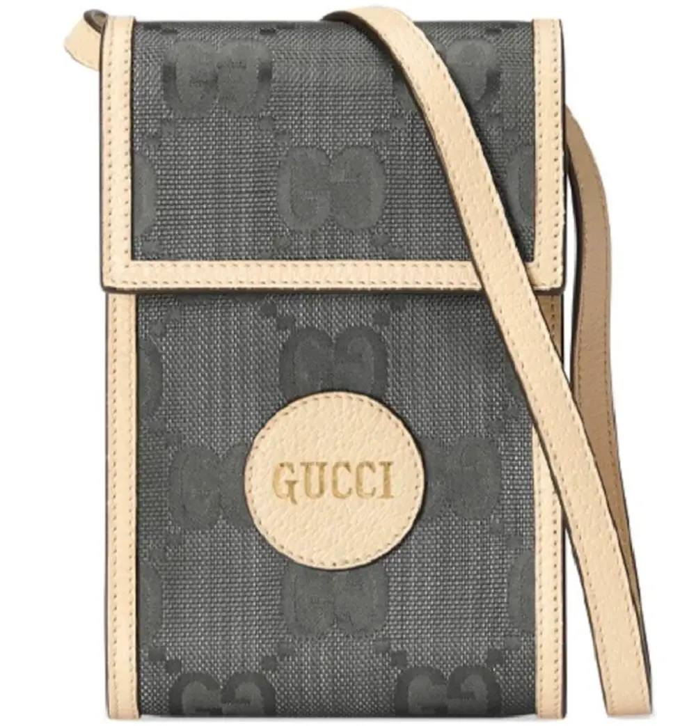 Túi Gucci Logo Pattern Print Gridseries Shoulder Bag 'Grey' 625599-H9HAN-1263
