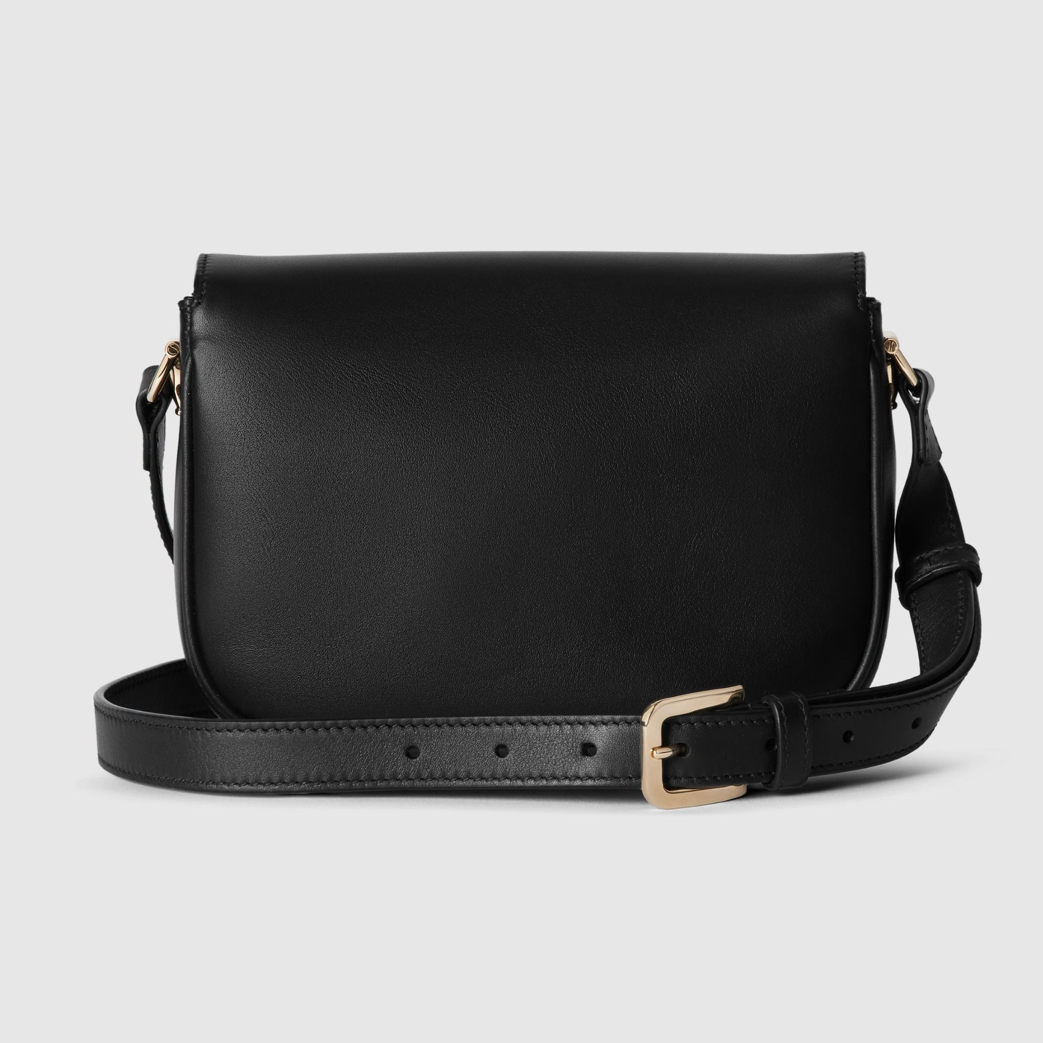 Túi Gucci Horsebit 1955 Soft Mini Shoulder Bag 'Black' 815205-AAEFH-1000 - Ảnh 5
