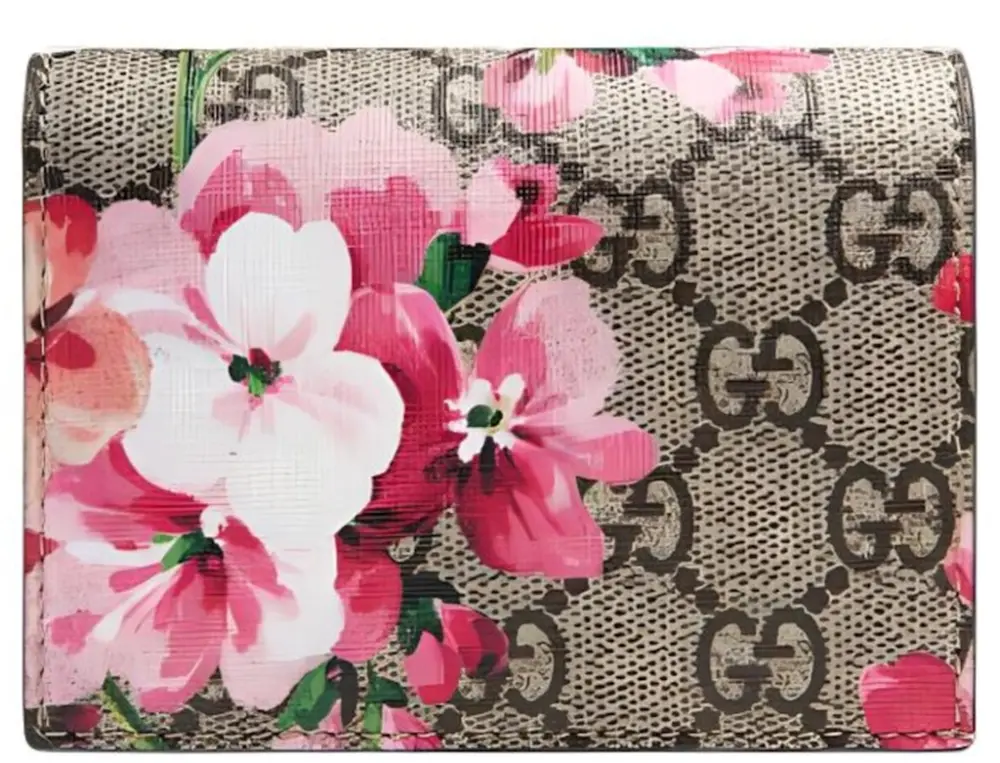 Ví Gucci GG Zippered Bi-fold Wallet 'Geranium Print' 453176-KU2IN-8693