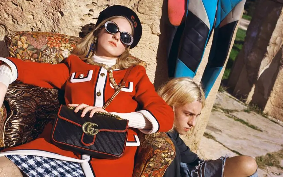 Túi Gucci GG Marmont Shoulder Bag 'Black' 443497-0OLFX-8277 - Ảnh 7