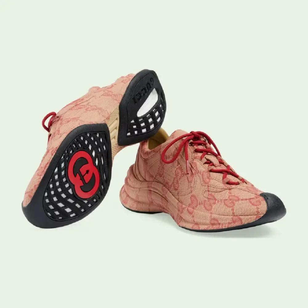 Giày Gucci Run Trainers 'Pink Monogram' 722619-AABEB-9713 - Ảnh 5