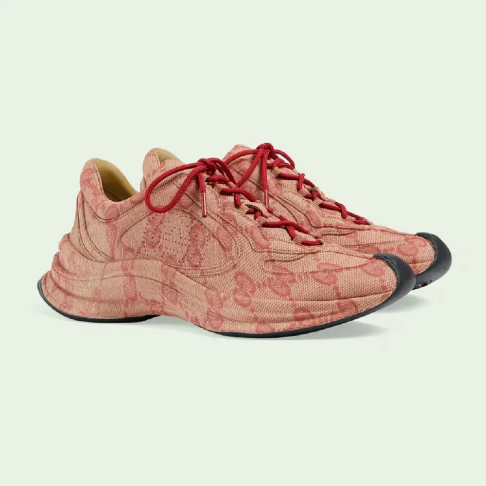 Giày Gucci Run Trainers 'Pink Monogram' 722619-AABEB-9713 - Ảnh 3