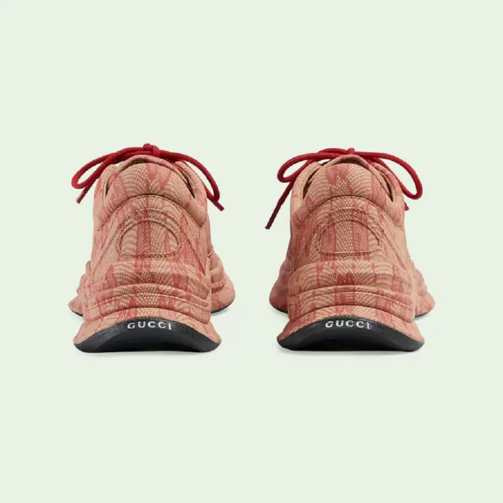 Alternative view of Giày Gucci Run Trainers 'Pink Monogram' ‎722619-AABEB-9713