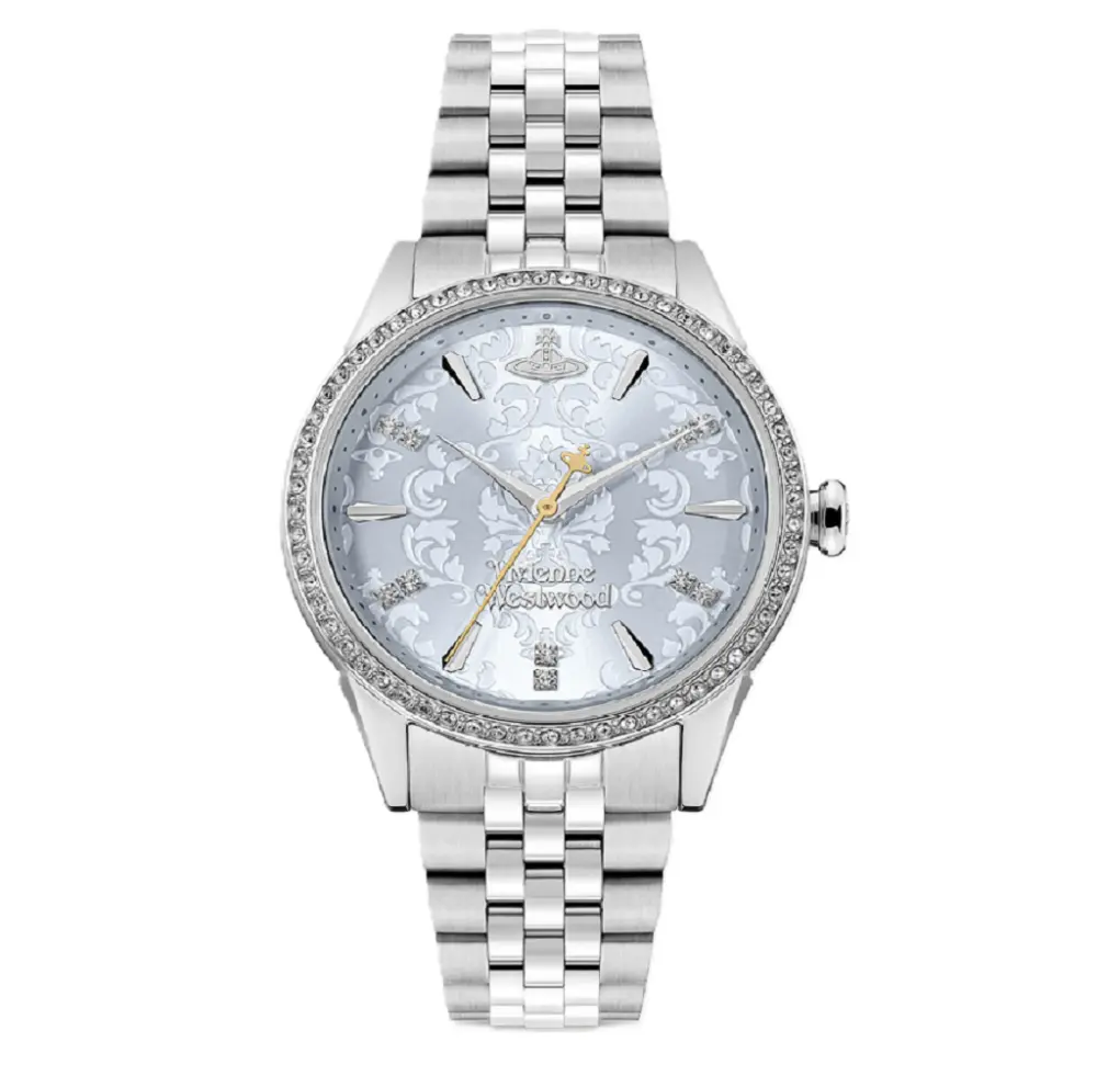 Đồng Hồ Vivienne Westwood Little Wallace 'Blue Silver' VV327LBLSL