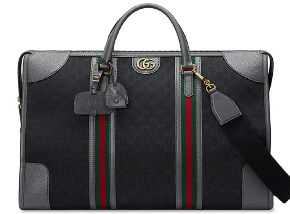Túi Gucci Bauletto Extra Large Duffle Bag 'Black' 715773-FAARB-1048