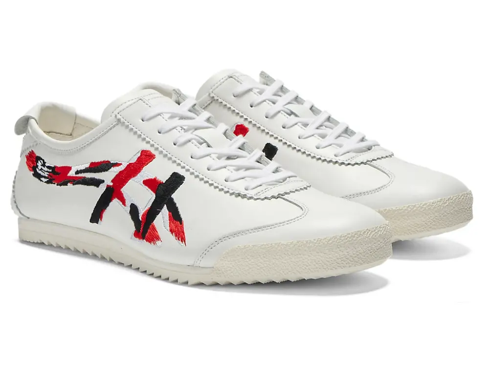 Giày Onitsuka Tiger Mexico 66 Deluxe 'Nishikigoi - White Classic Red' 1181A578-100 - Ảnh 6