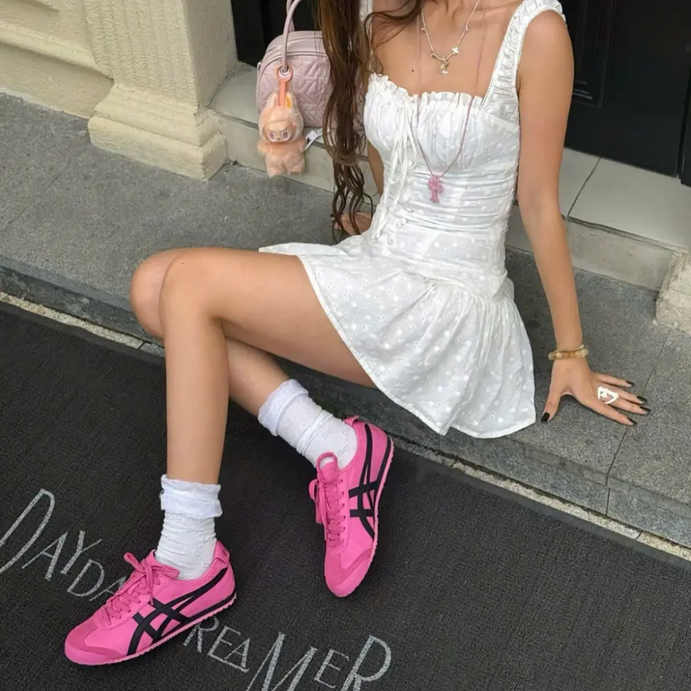Giày Onitsuka Tiger Mexico 66 ‘Dragon Fruit Pink’ 1183C102-701 - Ảnh 3