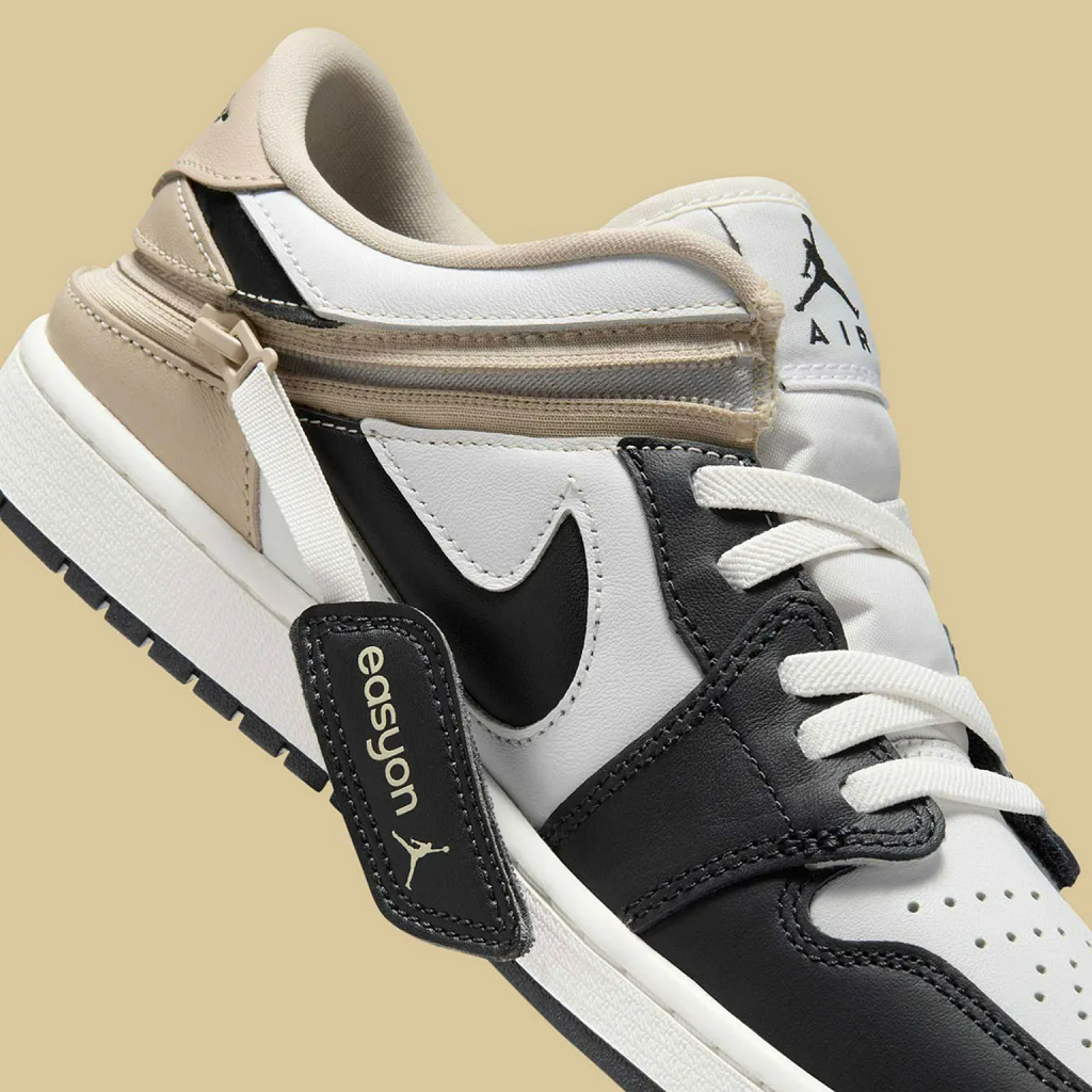 Alternative view of Giày Nike Air Jordan 1 Low FlyEase 'Latte' DM1206-153