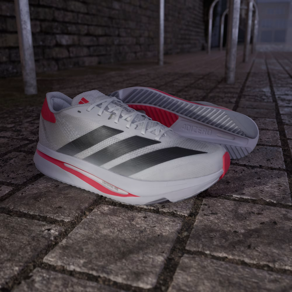 Alternative view of Giày Adidas Adizero SL2 'Cloud White Red' JI2983