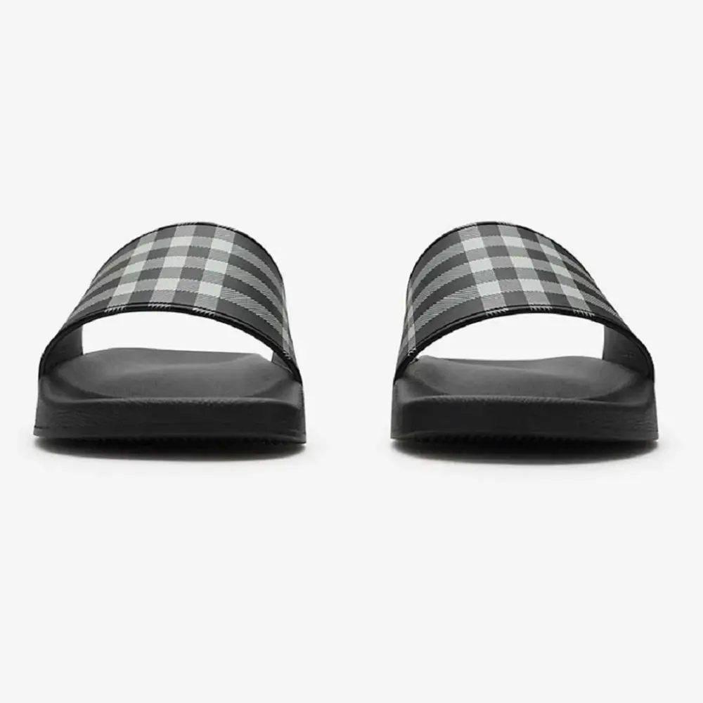 Dép Burberry Check Slides 'Black Calico' 81075141 - Ảnh 4