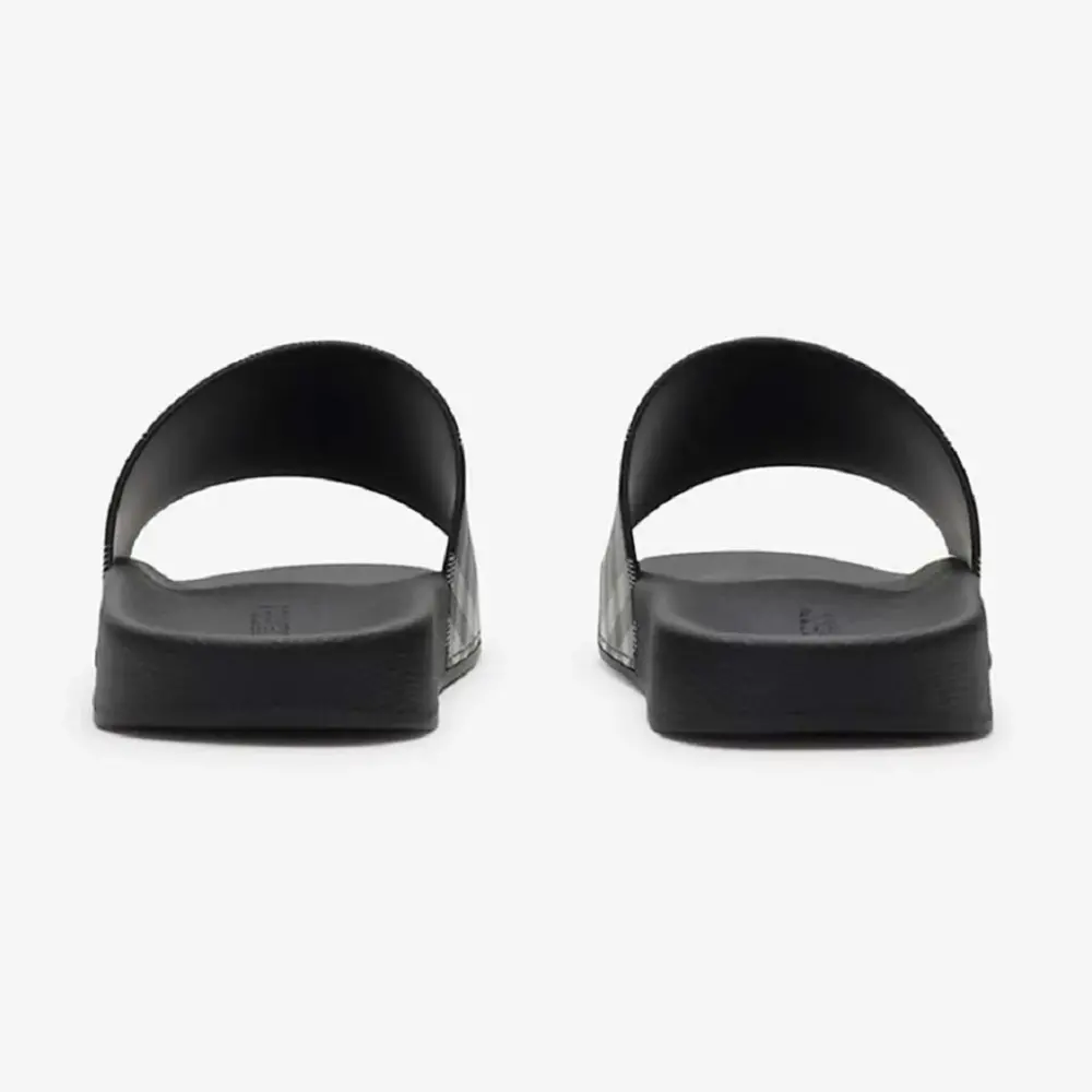 Dép Burberry Check Slides 'Black Calico' 81075141 - Ảnh 3